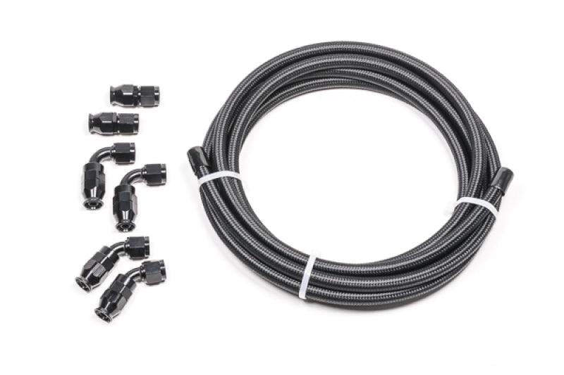 Radium Engineering 6AN Universal DIY PTFE Hose Kit - Black - Corvette Realm