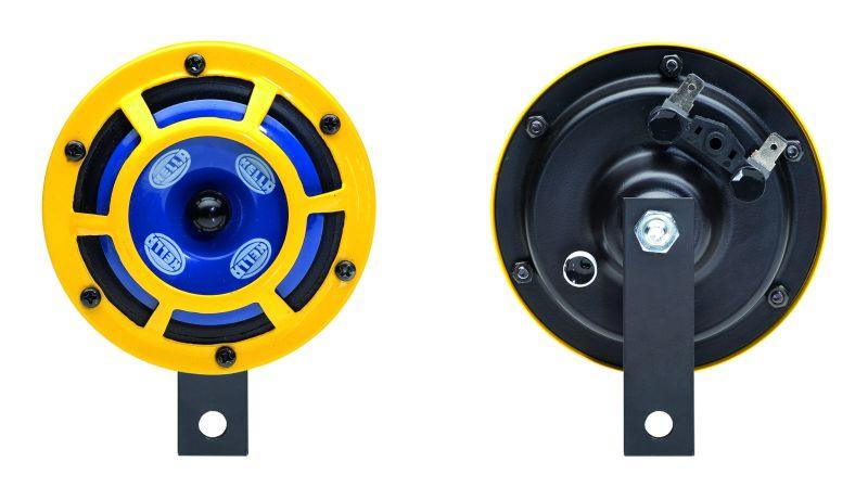 Hella Sharptone Horn Kit 12V 415/350Hz Yellow (3BB922000731 = H31000001) (Min Qty 360) - Corvette Realm