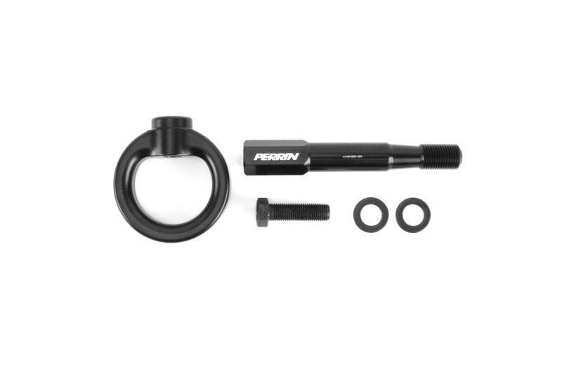 Perrin 15-17 Subaru WRX/STI Tow Hook Kit (Front) - Flat Black - Corvette Realm