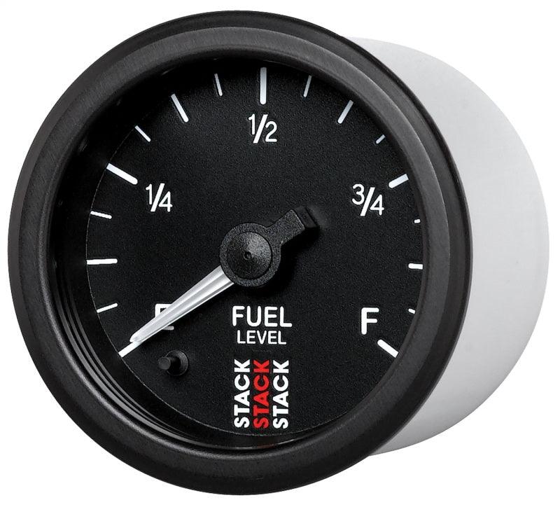 Autometer Stack Instruments 52mm 0-280 Ohm Programmable Pro Stepper Motor Fuel Level Gauge - Black - Corvette Realm