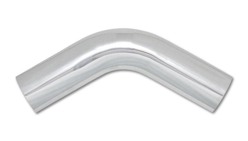 Vibrant 3in O.D. Universal Aluminum Tubing (60 degree Bend) - Polished - Corvette Realm