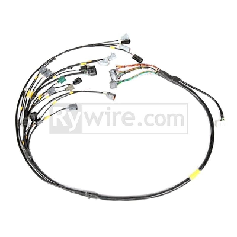 Rywire 13B Haltech Mil-Spec Eng Harness w/EV14 Inj/Denso 5th/6th Inj/Delphi Press Sensor/Bosch Knock - Corvette Realm