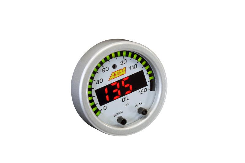 AEM X-Series 0-150 Oil Pressure Gauge Kit - Corvette Realm