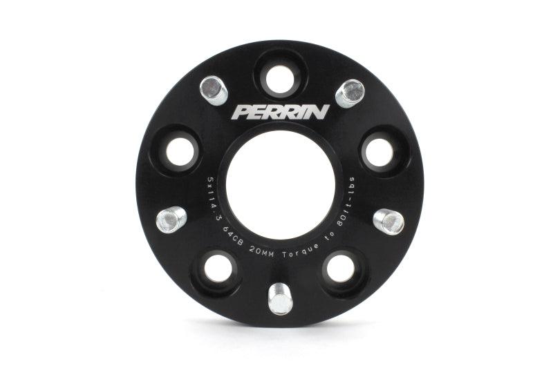 Perrin 17-18 Honda Civic Si 64.1mm Hub 5x114.3 20mm Wheel Spacers (One Pair) - Corvette Realm