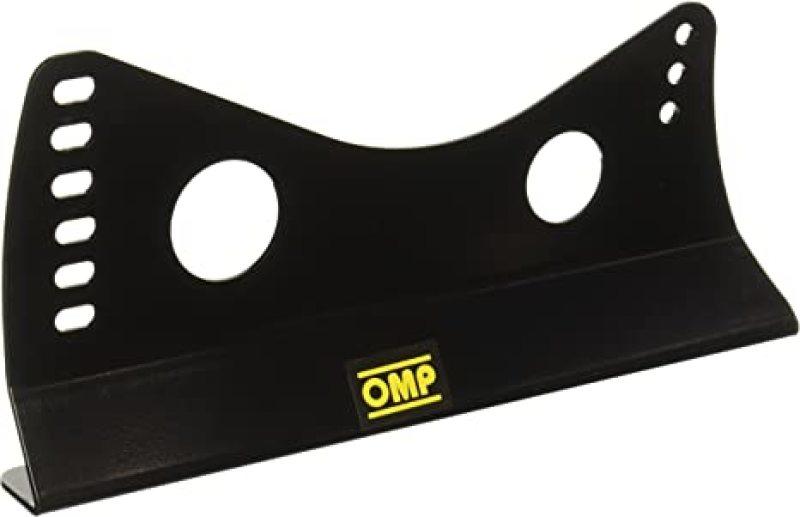 OMP Seat Brackets w/ Lateral Attachments Steel Thick 3MM Black - Corvette Realm