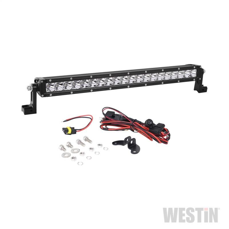 Westin Xtreme LED Light Bar Low Profile Single Row 20 inch Flex w/5W Cree - Black - Corvette Realm