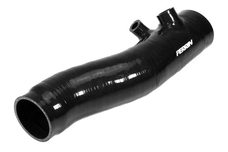 Perrin 2022+ Subaru WRX Black 3in Turbo Inlet Hose w/ Nozzle - Corvette Realm