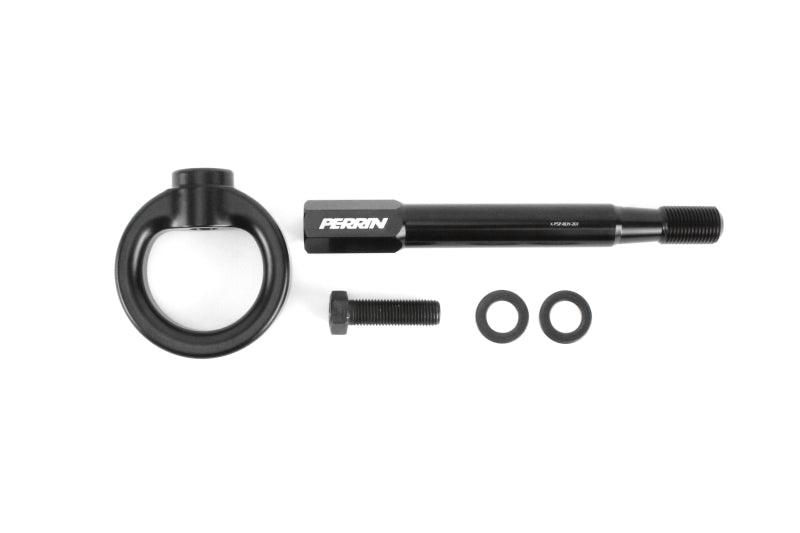 Perrin 2022 Subaru WRX / 18-21 Crosstrek / 14-21 Forester Tow Hook Kit (Front) - Black - Corvette Realm