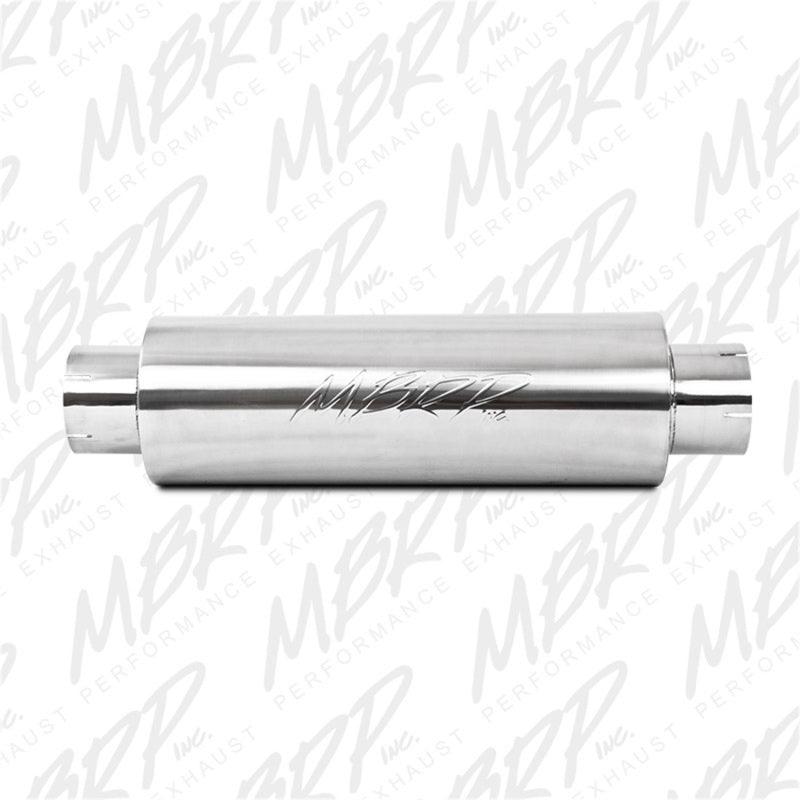 MBRP Universal Quiet Tone Muffler 5in Inlet /Outlet 8in Dia Body 31in Overall - Corvette Realm