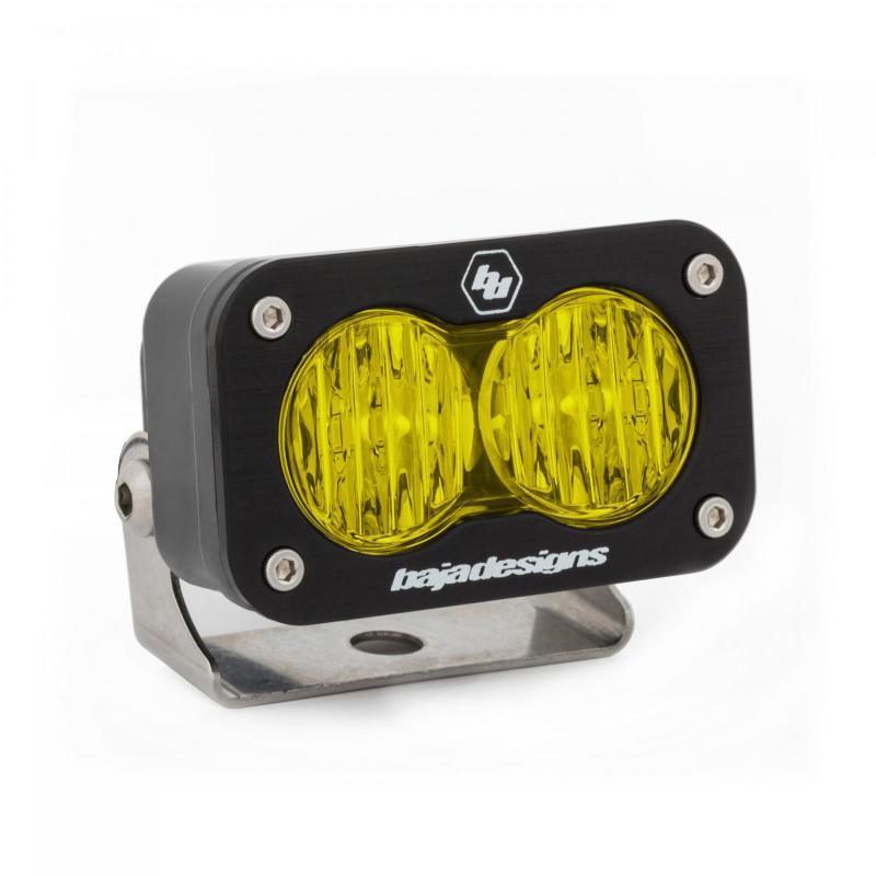 Baja Designs S2 Sport Wide Cornering Pattern LED Work Light - Amber - Corvette Realm