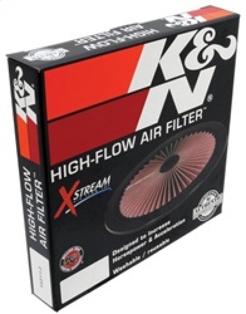 K&N X-Stream Top Filter Only 11in - Black - Corvette Realm