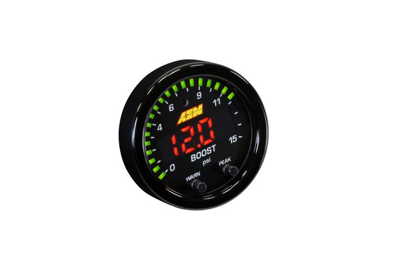 AEM X-Series Pressure 0-15psi Gauge Kit - Corvette Realm