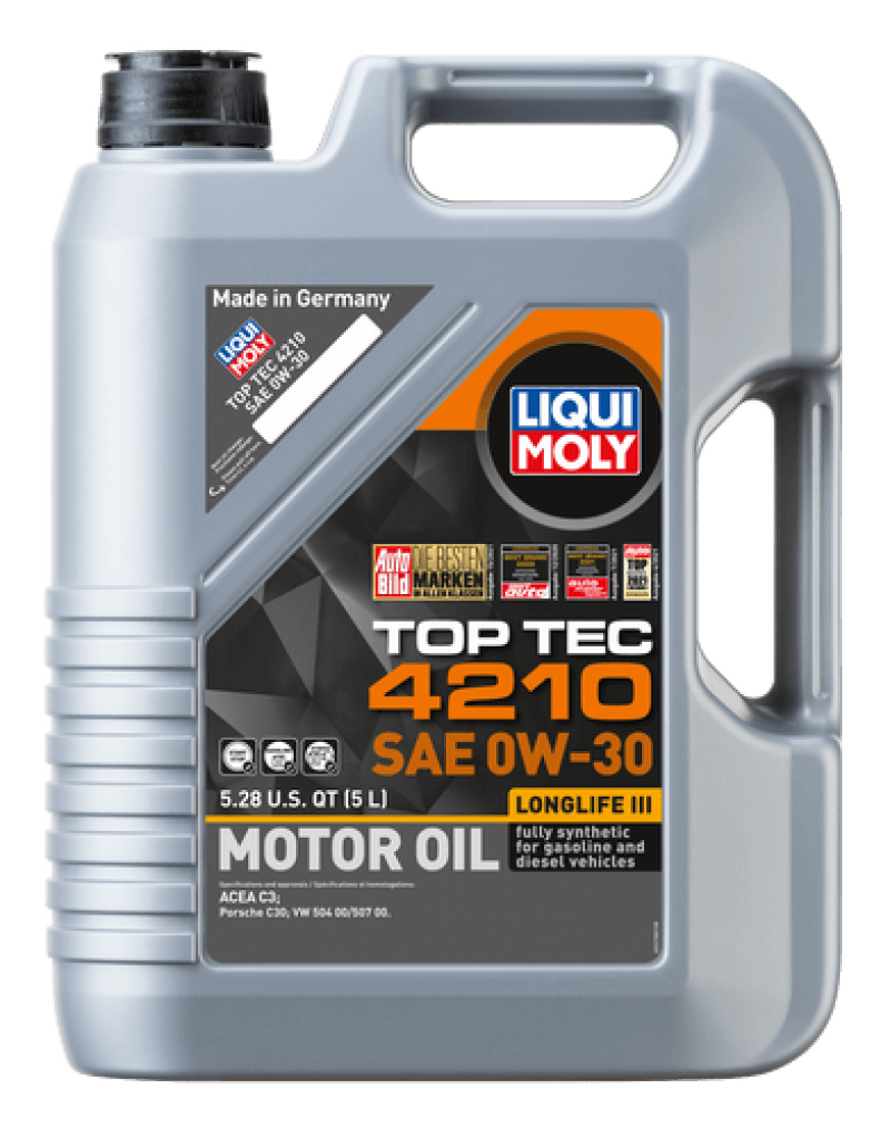 LIQUI MOLY 5L Top Tec 4210 Motor Oil SAE 0W30 - Corvette Realm