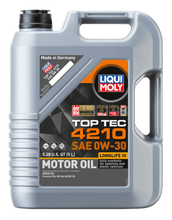 Load image into Gallery viewer, LIQUI MOLY 5L Top Tec 4210 Motor Oil SAE 0W30 - Corvette Realm