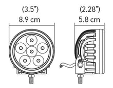 Load image into Gallery viewer, Hella Value Fit 90mm 6 LED Light - PED Off Road Spot Light - Corvette Realm