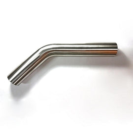 Stainless Bros 3in Diameter 1.5D / 4.5in CLR 45 Degree Bend 5in leg/8in leg Mandrel Bend - Corvette Realm