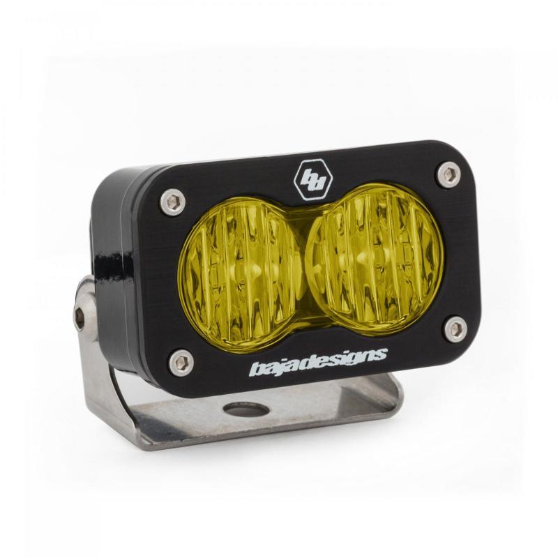 Baja Designs S2 Pro Wide Cornering Pattern LED Light - Amber - Corvette Realm