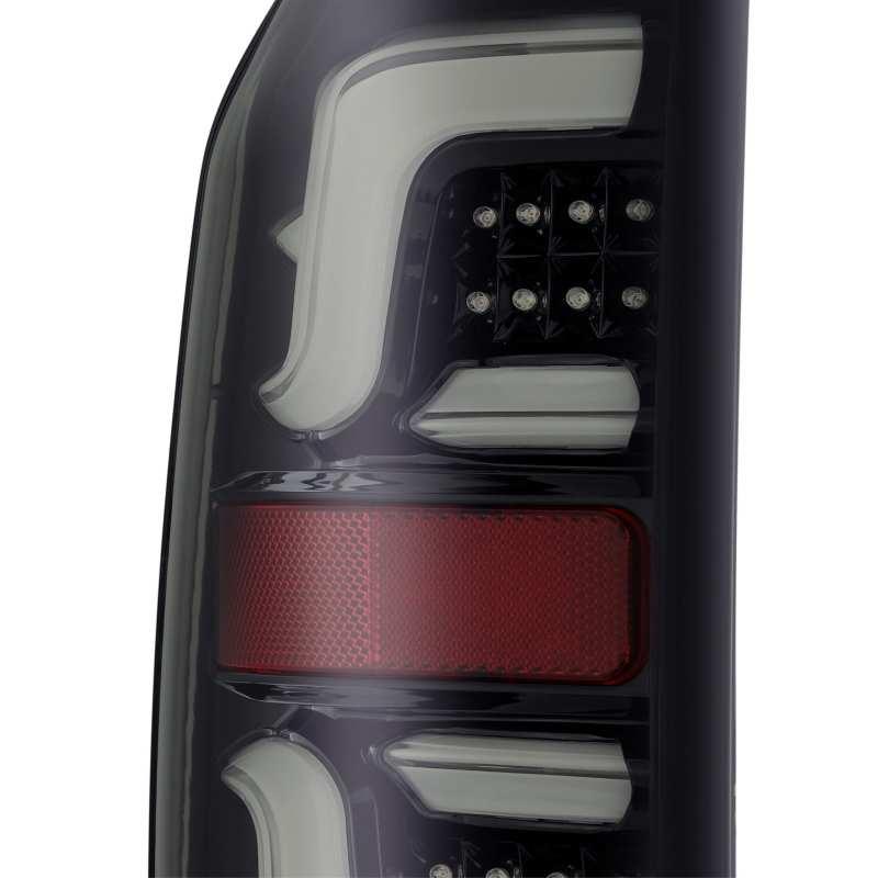 AlphaRex 14-20 Toyota Tundra PRO-Series LED Tail Lights Jet Black - Corvette Realm