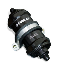Load image into Gallery viewer, Fuelab 818 In-Line Fuel Filter Standard -8AN In/Out 6 Micron Fiberglass - Black