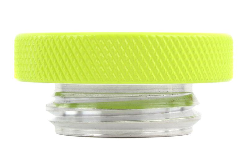 Perrin 02-21 Subaru WRX / 2022 BRZ & GR86 / 04-21 STI / 00-18 Forester XT Oil Fill Cap - Neon Yellow - Corvette Realm