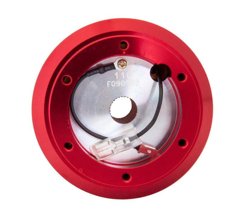 NRG Short Hub Adapter EG6 Civic / Integra - Red - Corvette Realm