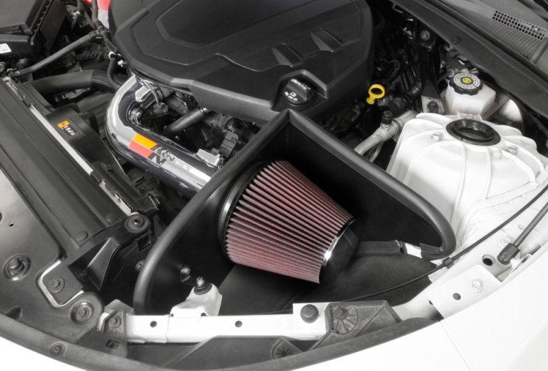 K&N 16-17 Chevy Camaro 3.6L Silver Typhoon Short Ram Intake - Corvette Realm