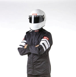 RaceQuip Black SFI-5 Jacket - Large - Corvette Realm