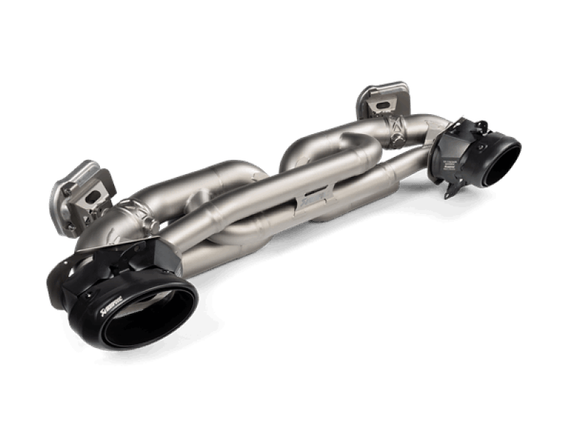 Akrapovic 20-21 Porsche 911 Turbo/Turbo S (992) Slip-On Race Line (Titanium) (Req Tips) - Corvette Realm