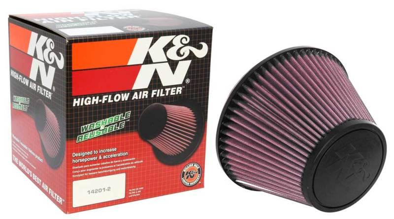 K&N Universal Clamp-On Air Filter 6in FLG / 7-1/2in B / 4-1/2in T / 5in H - Corvette Realm