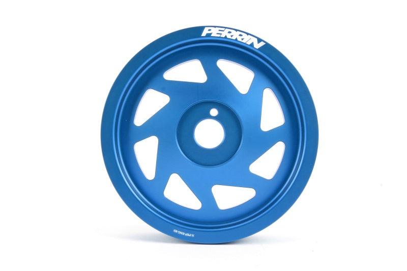 Perrin 15-18 Subaru WRX / 13-20 BRZ / 14-18 Forester XT FA/FBCrank Pulley - Blue - Corvette Realm