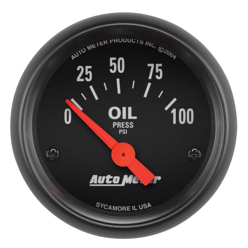 Autometer Z-Series 52mm 0-100PSI Oil Pressure Gauge - Corvette Realm