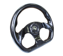 Load image into Gallery viewer, NRG Carbon Fiber Steering Wheel (320mm) Flat Bottom w/Shiny Black Carbon - Corvette Realm