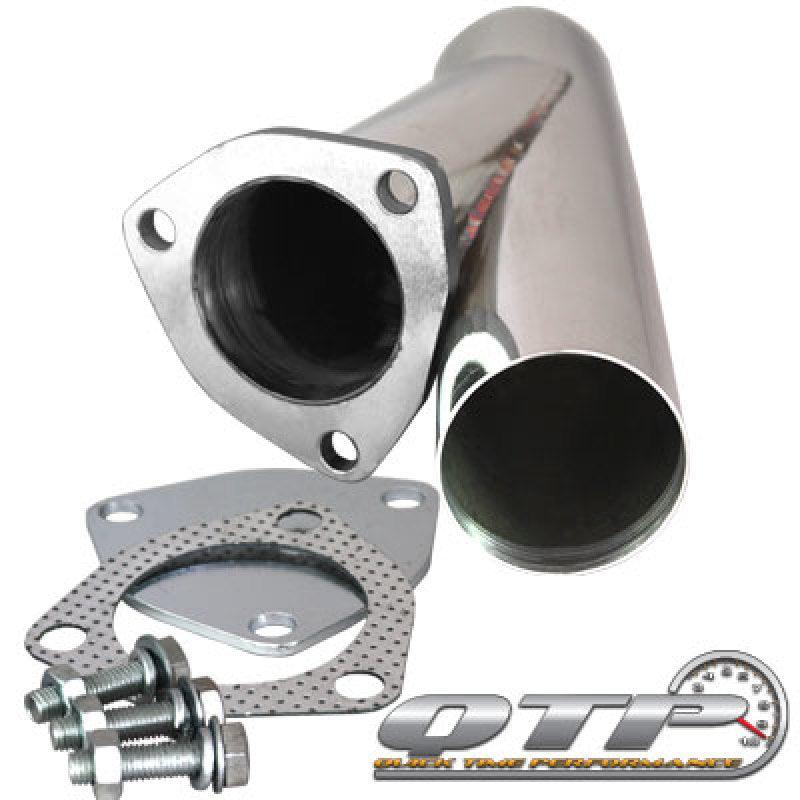 QTP 2.5in Weld-On QTEC Exhaust Cutout Y-Pipe - Corvette Realm