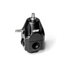 Load image into Gallery viewer, DeatschWerks DWR1000c Adjustable Fuel Pressure Regulator Dual 6AN Inlet and 6AN Outlet - Black - Corvette Realm