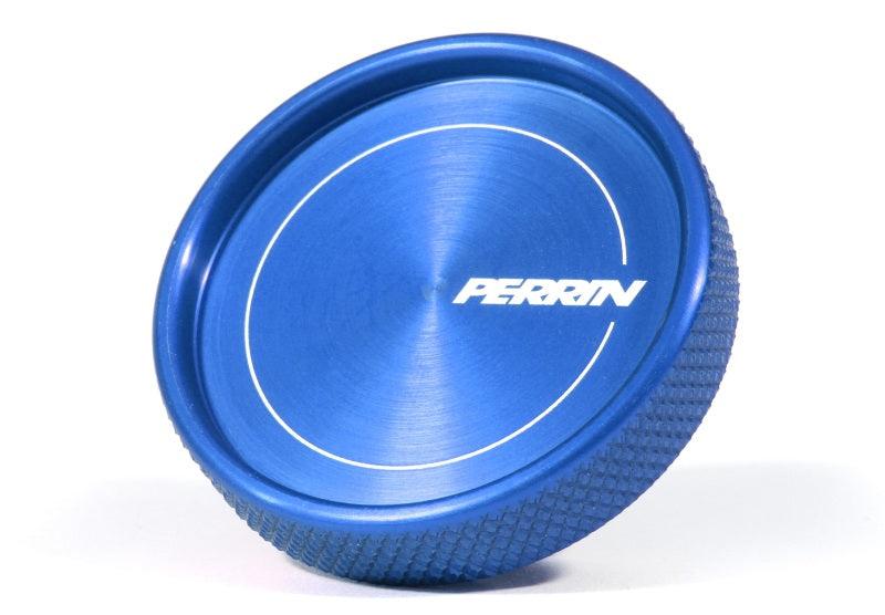 Perrin 02-21 Subaru WRX / 2022 BRZ & GR86 / 04-21 STI / 00-18 Forester XT Oil Fill Cap - Blue - Corvette Realm