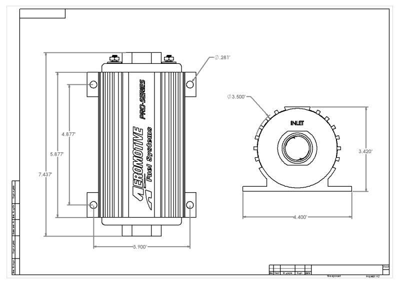 Aeromotive Pro-Series Fuel Pump - EFI or Carbureted Applications - Corvette Realm