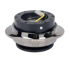 NRG Quick Release Kit - Black Body/ Black Chrome Oval Ring - Corvette Realm