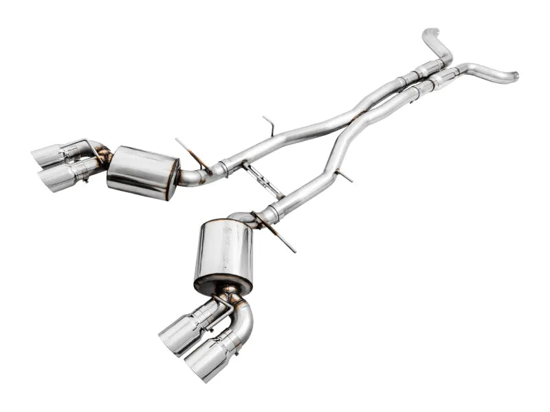 AWE Tuning 16-19 Chevy Camaro SS Res Cat-Back Exhaust -Touring Edition (Quad Chrome Silver Tips) - Corvette Realm
