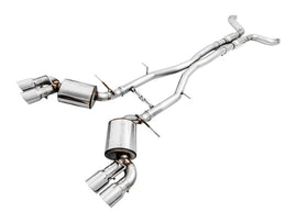 AWE Tuning 16-19 Chevy Camaro SS Res Cat-Back Exhaust -Touring Edition (Quad Chrome Silver Tips) - Corvette Realm