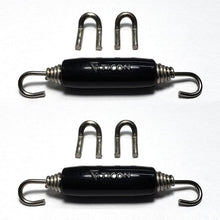 Load image into Gallery viewer, Stainless Bros Spring Tab Kit - 5 Pack SS304 (5 Springs 10 Hooks and 5 Black Silicone Sleeves) - Corvette Realm