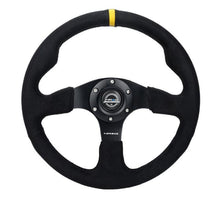 Load image into Gallery viewer, NRG Reinforced Steering Wheel (320mm) Alcantara Steering Wheel w/ Black Stitching - Corvette Realm