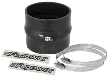 Load image into Gallery viewer, aFe Magnum FORCE Silicone Replacement Coupling Kit 3.5in ID x 3in Length Straight Coupler w/ Hump - Corvette Realm