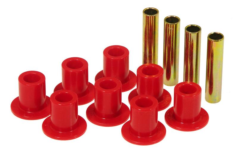 Prothane 87-96 Jeep Front Spring & Shackle Bushings - Red - Corvette Realm