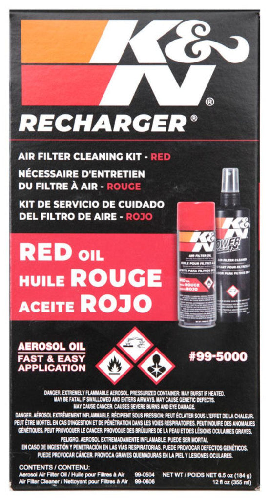 K&N Aerosol Oil Recharger Service Kit - Corvette Realm