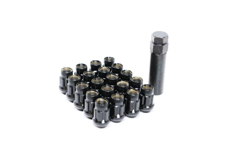 Wheel Mate Monster Lug 35 Short Lug Nut Set of 20 - Black 14x1.50 - Corvette Realm