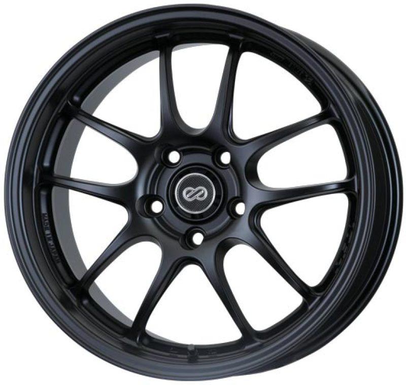 Enkei PF01 18x9 5x114.3 45mm Offset 75mm Bore Matte Black Wheel - Corvette Realm