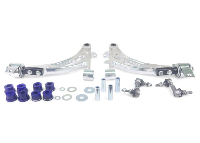 SuperPro 02-05 Subaru Impreza WRX / 04-06 WRX STI Front Lower Alloy Control Arm Kit - Corvette Realm