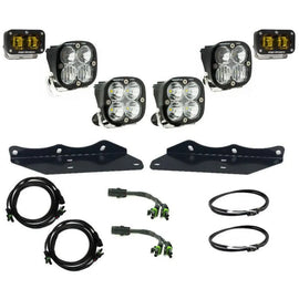 Baja Designs 17-20 Ford F-150 Raptor S2 SAE Pro Fog Pocket Kit - Amber - Corvette Realm
