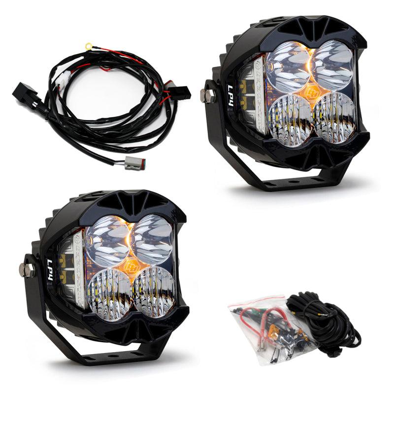 Baja Designs LP4 Pro Driving/Combo LED - Clear (Pair) - Corvette Realm