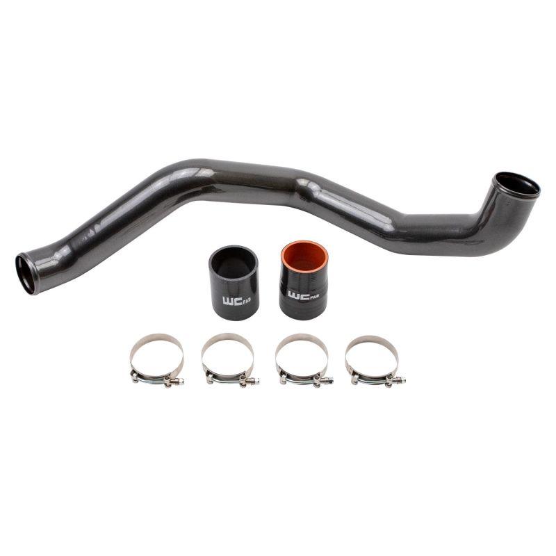 Wehrli 2020+ Chevrolet 6.6L L5P Duramax Driver Side 3in Intercooler Pipe - Gloss Black - Corvette Realm